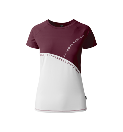 Martini Sportswear - VIA Shirt Straight W - T-Shirts in fairy tale-white - Vorderansicht - Damen