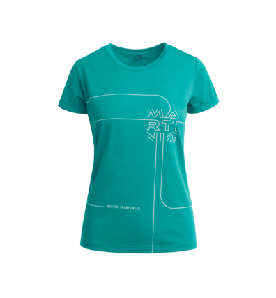 Martini Sportswear - SENSE - T-Shirts in Turquoise - front view - Women