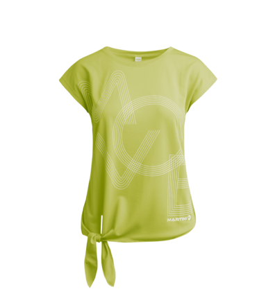 Martini Sportswear - MAXXIMO - T-Shirts in Lime - front view - Women