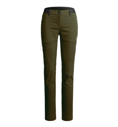 Martini Sportswear - FINALE "L" - Pantaloni extra lunghi in Verde oliva - vista frontale - Donna