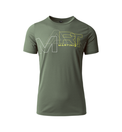 Martini Sportswear - HIGHVENTURE Shirt Dynamic M - T-Shirts in mosstone-greenery - Vorderansicht - Herren