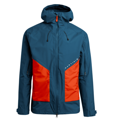 Martini Sportswear - CHANGEOVER - Hardshell jackets in Night Blue-Red - front view - Men