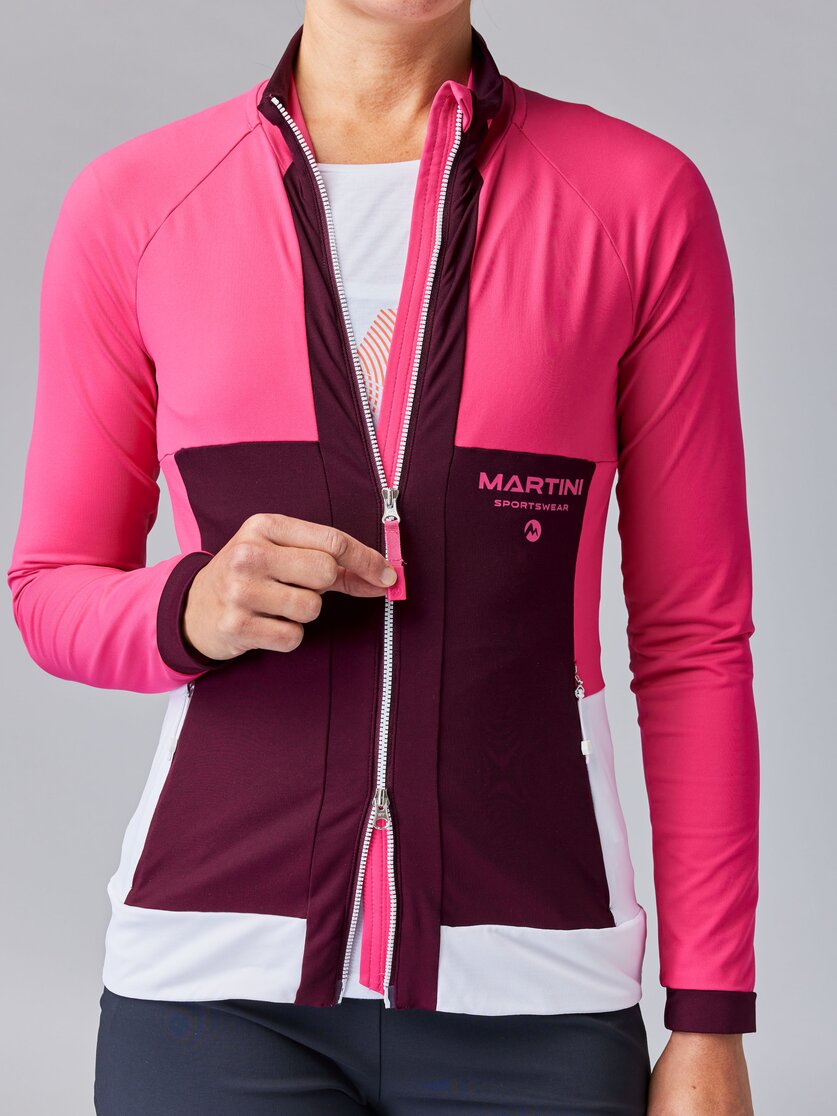 Martini Sportswear - ALPMATE Midlayer Jacket W - Midlayers in mosstone-tendril-white - Detail 2 - Women