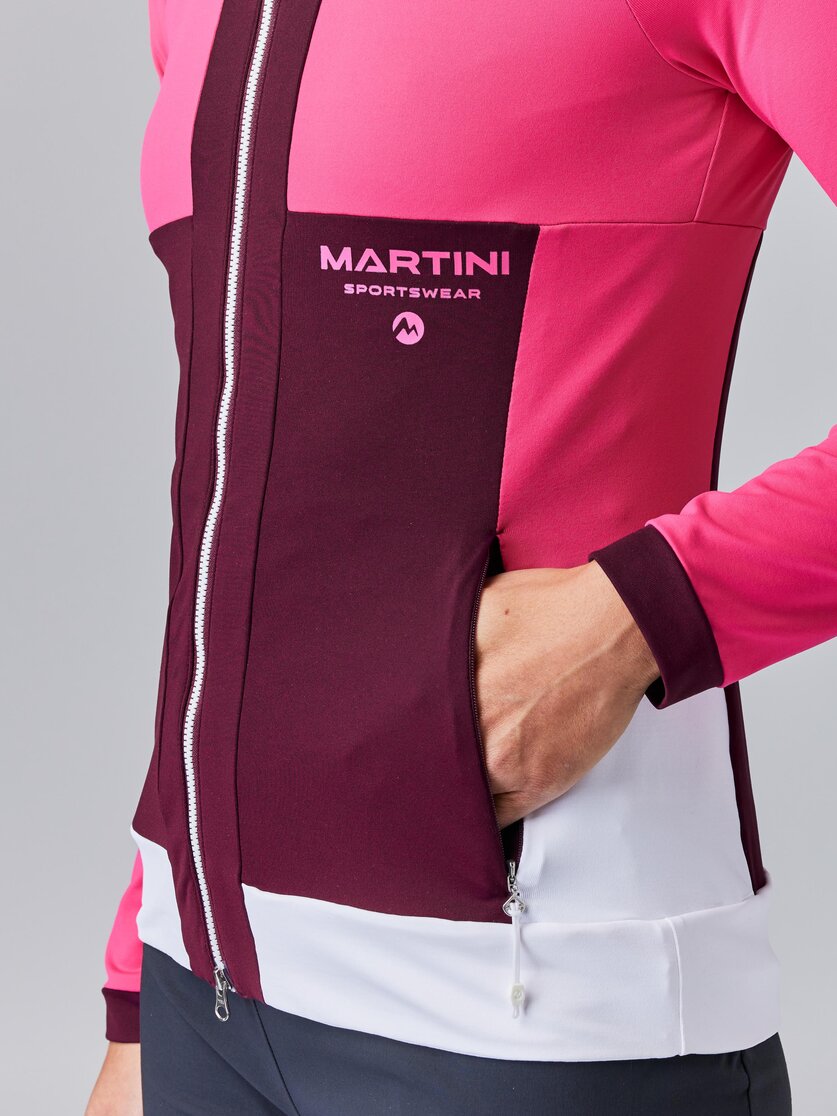 Martini Sportswear - ALPMATE Midlayer Jacket W - Midlayers in mosstone-tendril-white - Detail 3 - Women