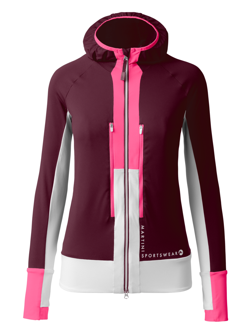 Martini Sportswear - HILLCLIMB Midlayer Jacket W - Midlayers in fairy tale-white-blush - Vorderansicht - Damen