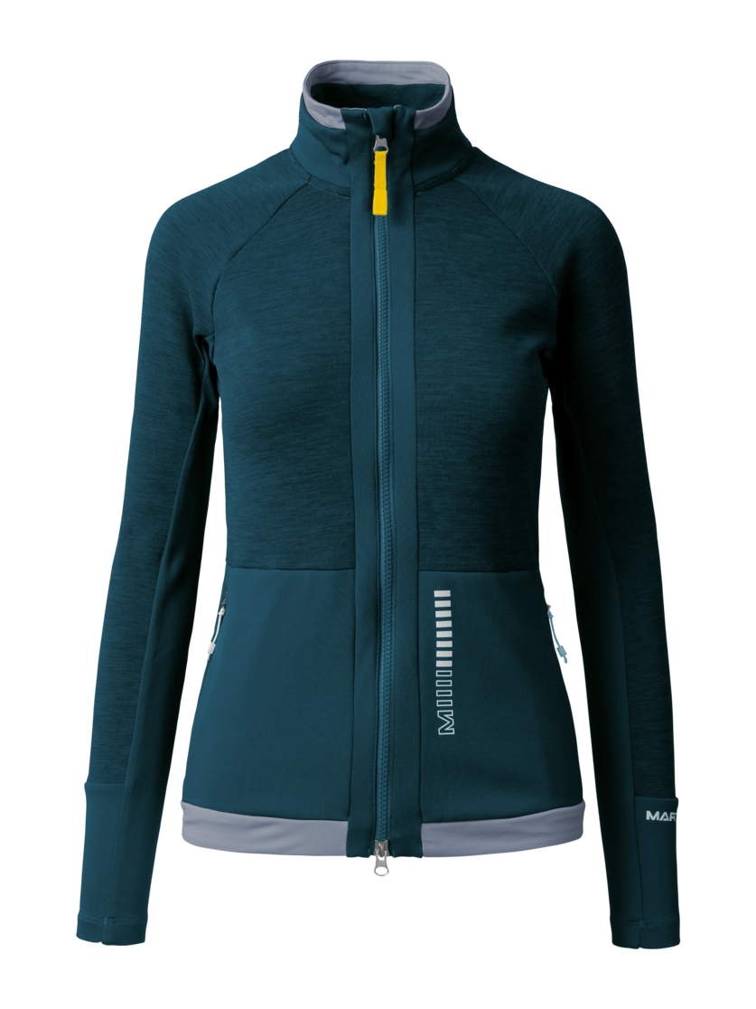 Martini Sportswear - TREKTECH Midlayer Jacket W - Midlayers in poseidon-moon - Vorderansicht - Damen