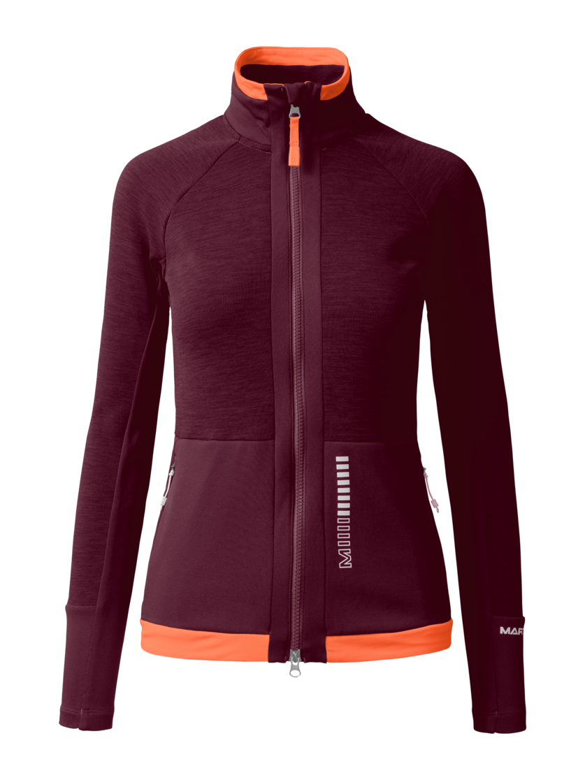 Martini Sportswear - TREKTECH Midlayer Jacket W - Midlayers in fairy tale-mango - Vorderansicht - Damen