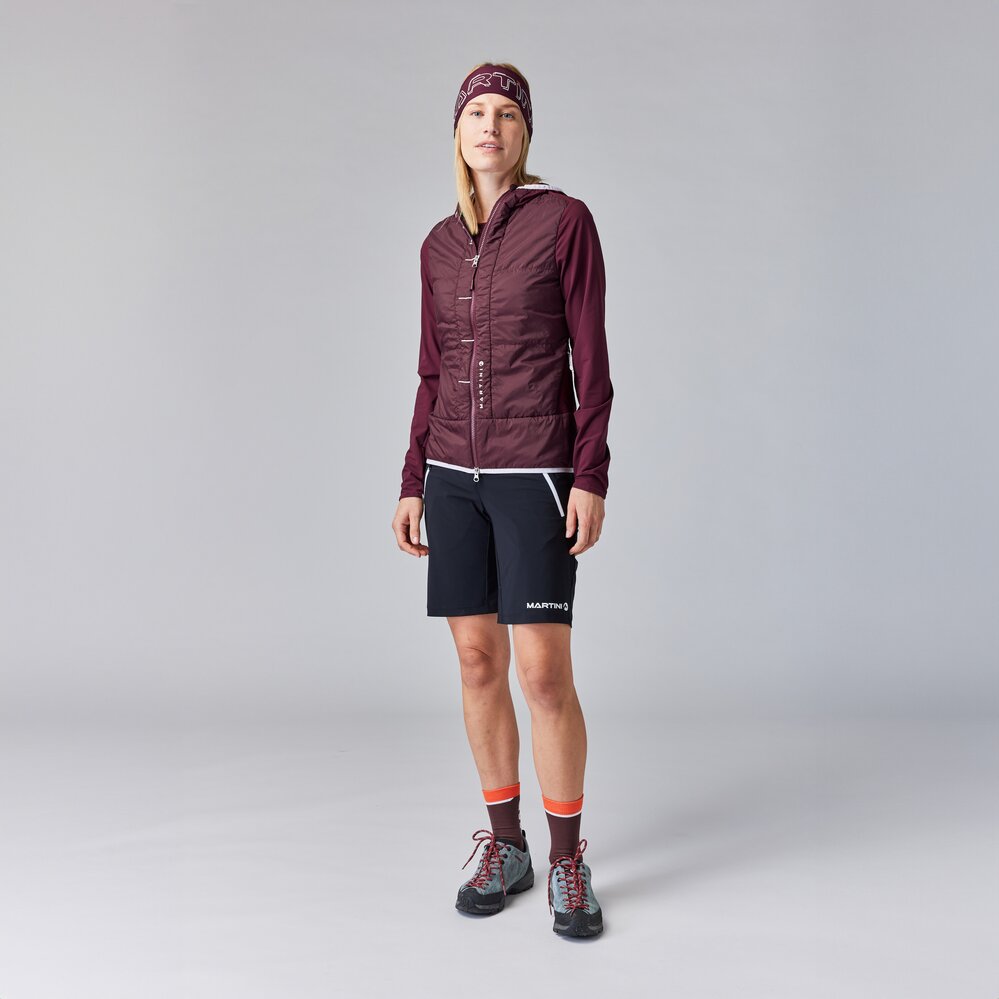 Martini Sportswear - HILLCLIMB Hybrid Jacket G-Loft® W  - Hybrid jackets in mosstone - complete outfit - Women