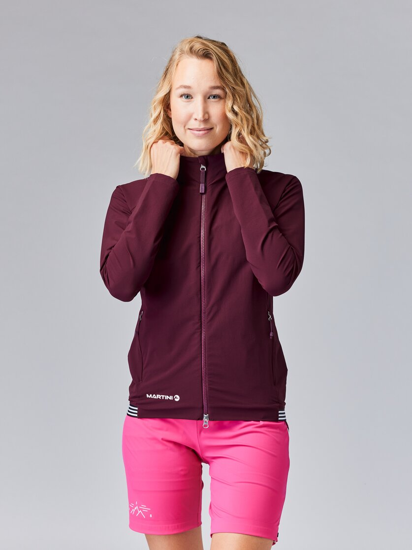 Martini Sportswear - SUNRISE Midlayer Jacket W - Midlayers in mosstone - Vorderansicht Model - Damen