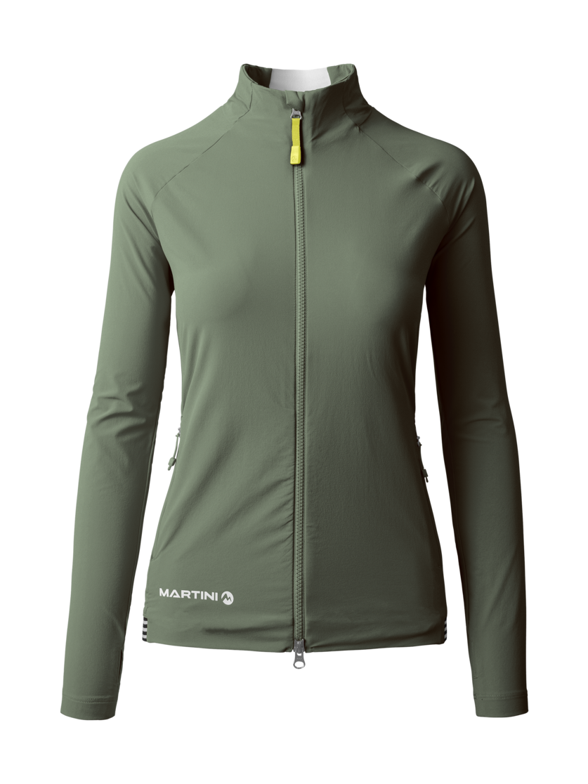 Martini Sportswear - SUNRISE Midlayer Jacket W - Midlayers in mosstone - Vorderansicht - Damen