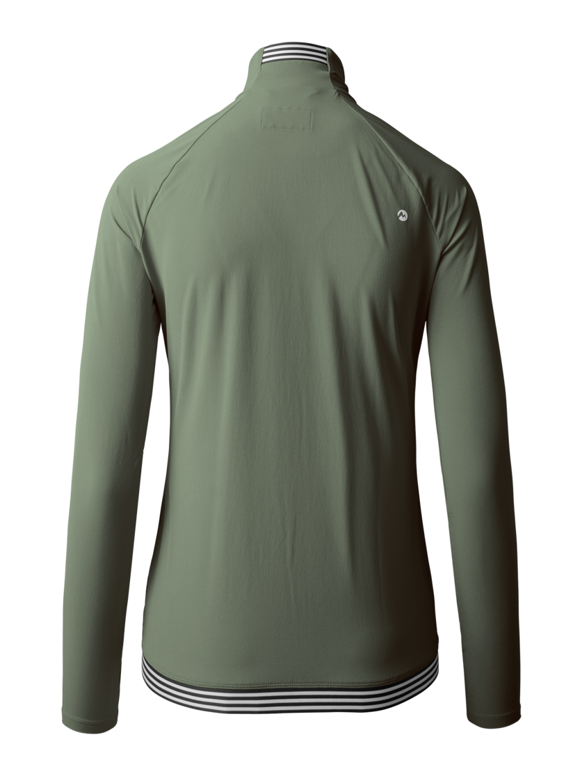 Martini Sportswear - SUNRISE Midlayer Jacket W - Midlayers in mosstone - Rückansicht - Damen