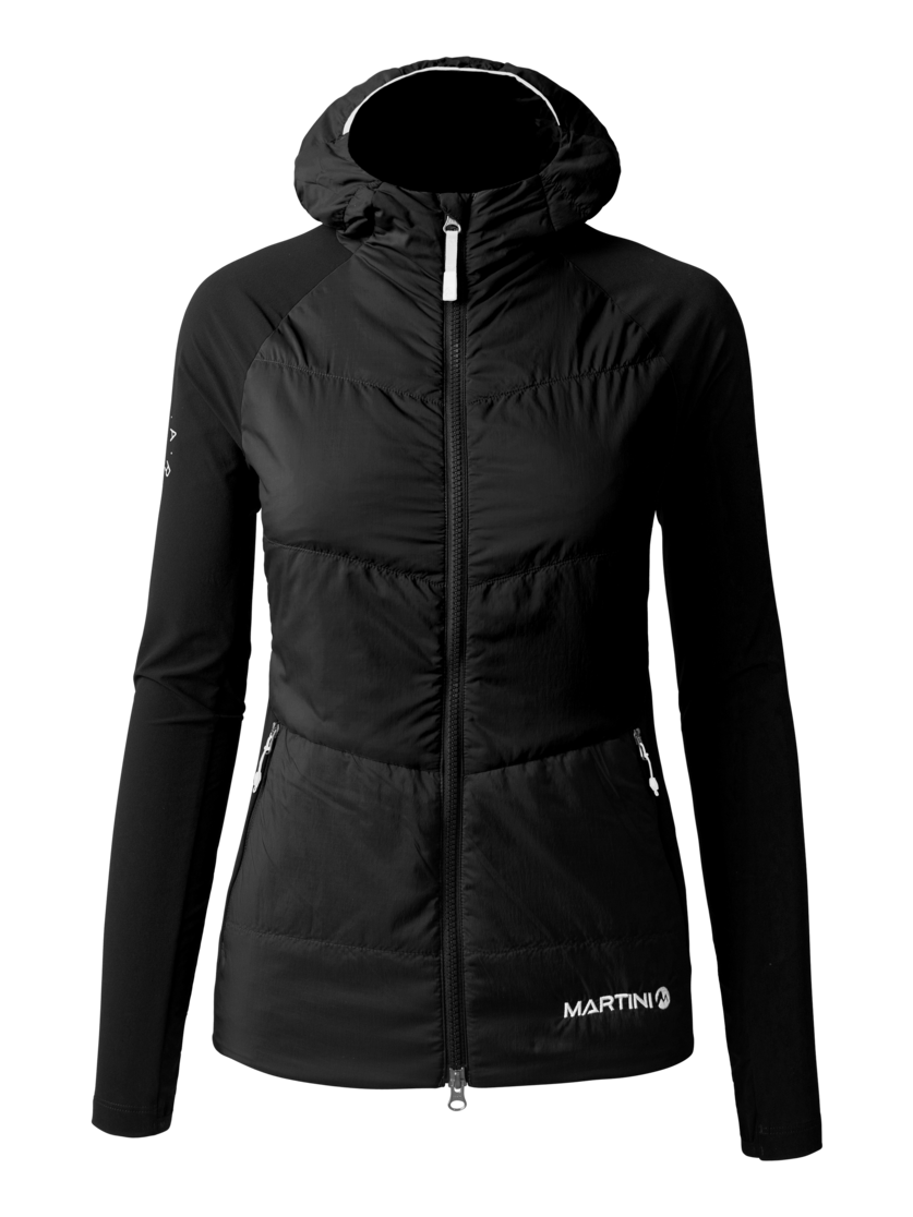 Martini Sportswear - HIGHVENTURE Hybrid Jacket G-Loft® W - Hybrid jackets in black - front view - Women