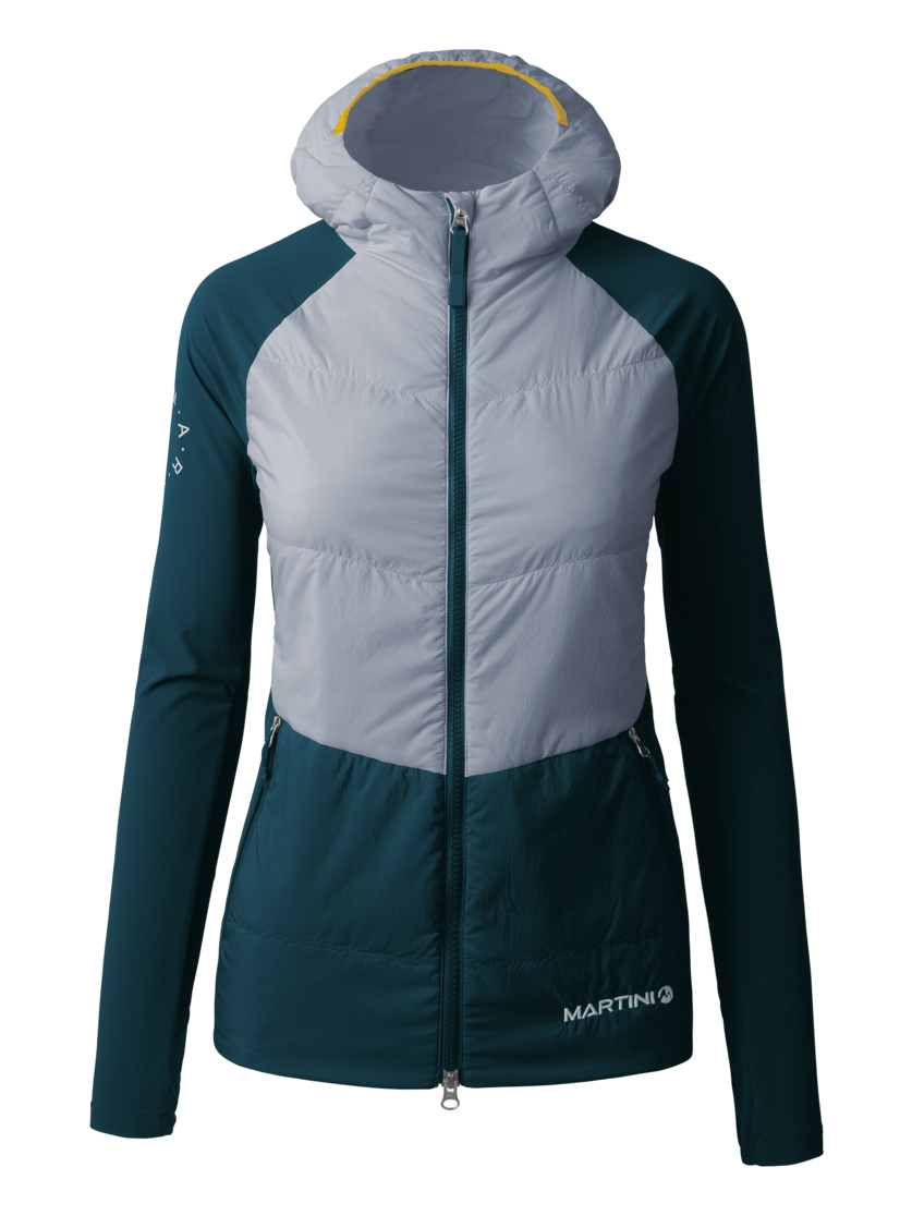 Martini Sportswear - HIGHVENTURE Hybrid Jacket G-Loft® W - Hybridjacken in moon-poseidon - Vorderansicht - Damen