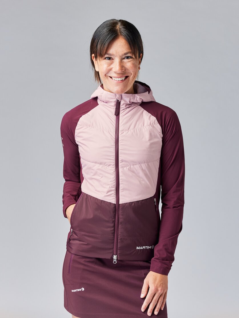 Martini Sportswear - HIGHVENTURE Hybrid Jacket G-Loft® W - Hybridjacken in tendril-mosstone - Vorderansicht Model - Damen
