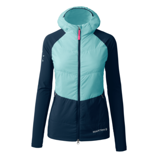 Martini Sportswear - HIGHVENTURE Hybrid Jacket G-Loft® W - Giacche ibride in skylight-true navy - vista frontale - Donna