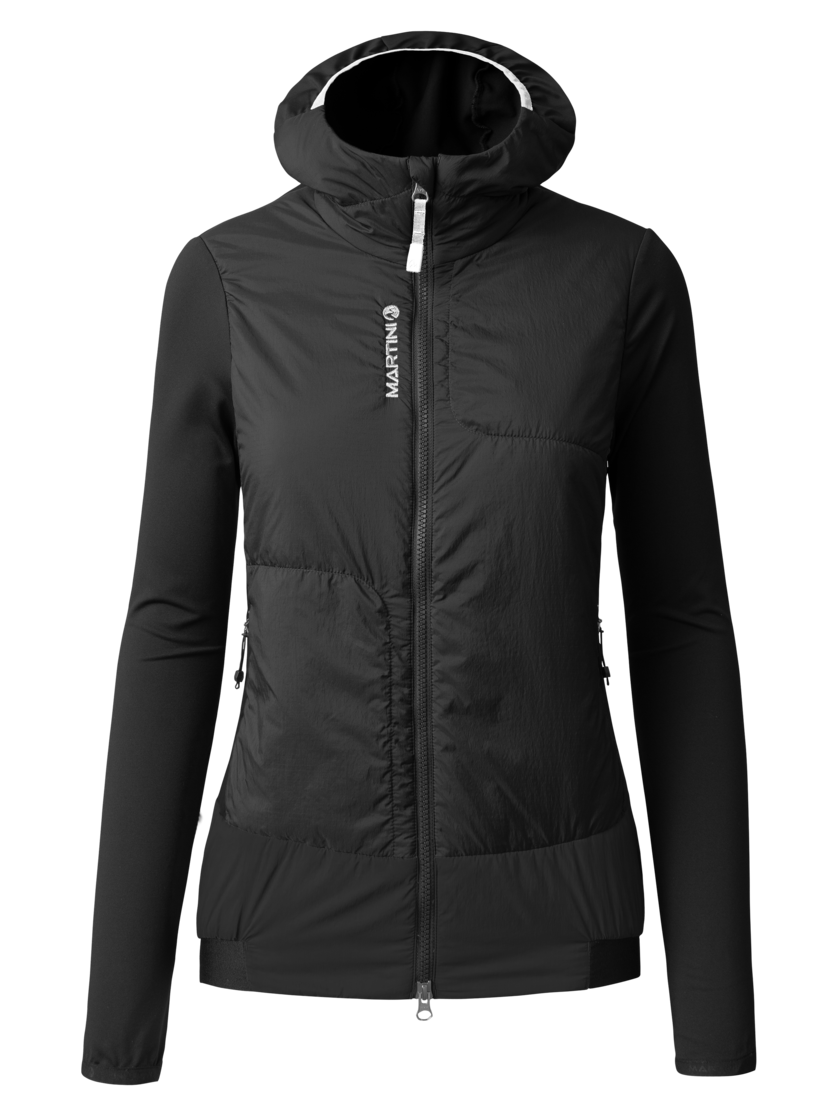 Martini Sportswear - ALPMATE Hybrid Jacket G-Loft® W - Giacche ibride in black - vista frontale - Donna