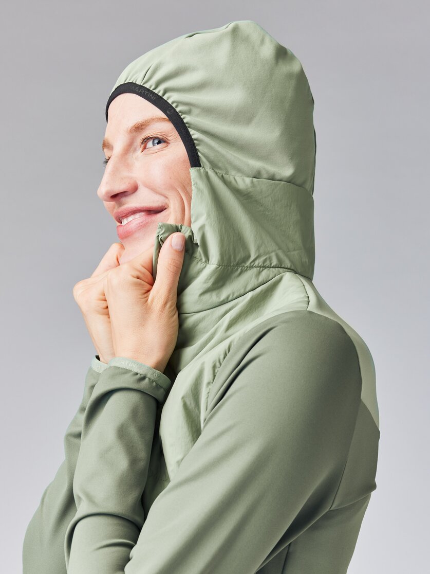 Martini Sportswear - ALPMATE Hybrid Jacket G-Loft® W - Hybrid jackets in tendril-mosstone - Detail 3 - Women