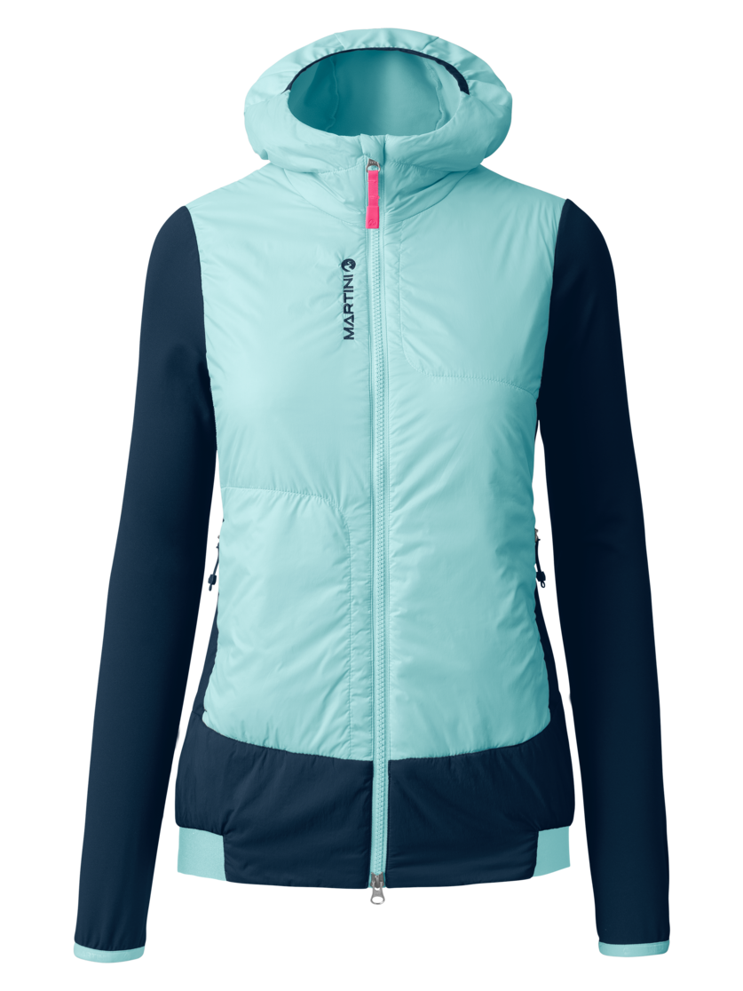 Martini Sportswear - ALPMATE Hybrid Jacket G-Loft® W - Hybrid jackets in skylight-true navy - front view - Women