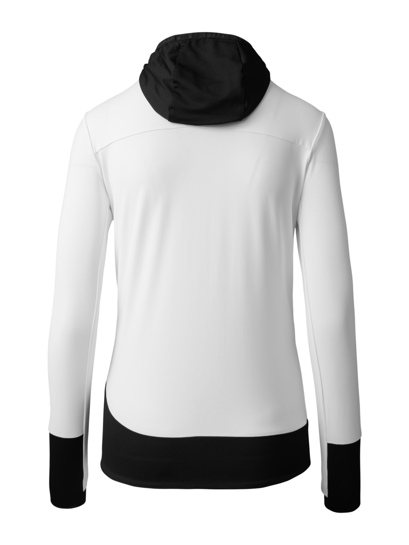Martini Sportswear - VIA Hybrid Jacket Primaloft® Gold W - Hybridjacken in white-black - Rückansicht - Damen