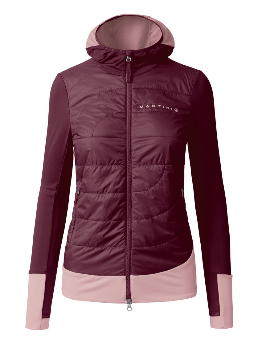 Martini Sportswear - VIA Hybrid Jacket Primaloft® Gold W - Hybridjacken in fairy tale-wild rose - Vorderansicht - Damen