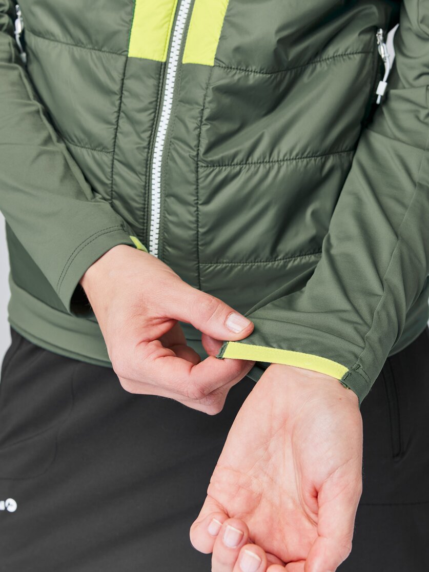 Martini Sportswear - ALPMATE Hybrid Jacket Primaloft® Gold W - Hybridjacken in mosstone-greenery - Detail 5 - Damen