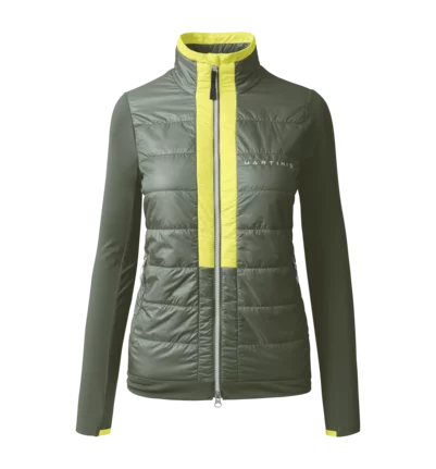 Martini Sportswear - ALPMATE Hybrid Jacket Primaloft® Gold W - Hybridjacken in mosstone-greenery - Vorderansicht - Damen