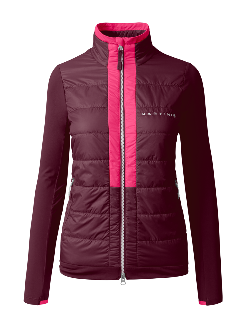 Martini Sportswear - ALPMATE Hybrid Jacket Primaloft® Gold W - Hybrid jackets in fairy tale-blush - front view - Women