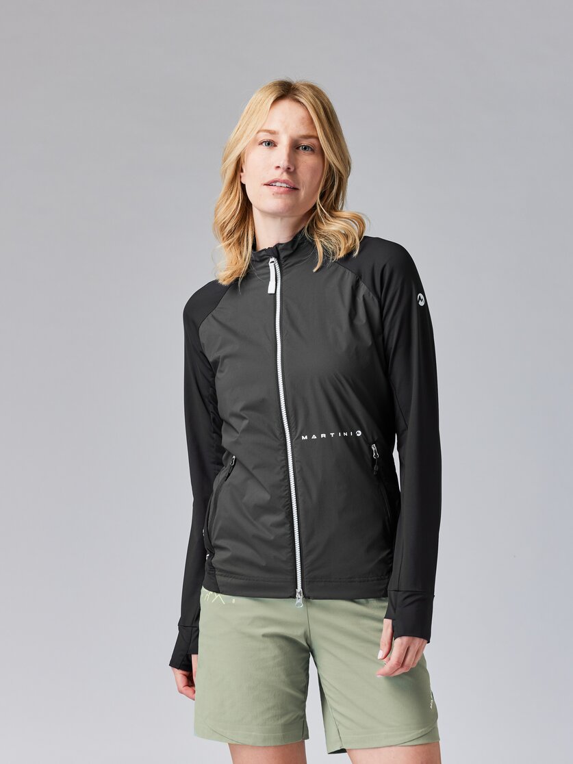 Martini Sportswear - TREKTECH Hybrid Jacket W - Hybridjacken in mosstone - Vorderansicht Model - Damen