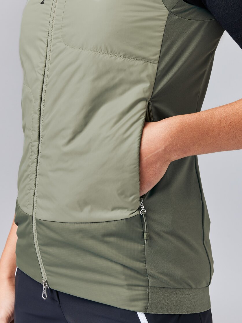 Martini Sportswear - ALPMATE Hybrid Vest G-Loft® W - Gilet in tendril-mosstone - Dettaglio 2 - Donna