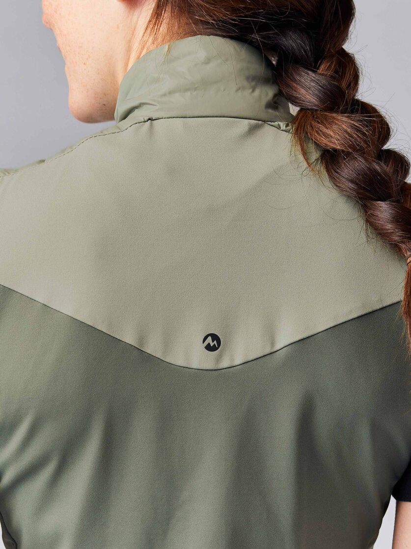Martini Sportswear - ALPMATE Hybrid Vest G-Loft® W - Gilet in tendril-mosstone - Dettaglio 6 - Donna