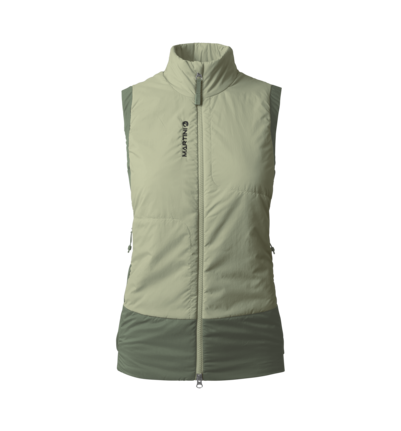 Martini Sportswear - ALPMATE Hybrid Vest G-Loft® W - Outdoor vests in tendril-mosstone - front view - Women
