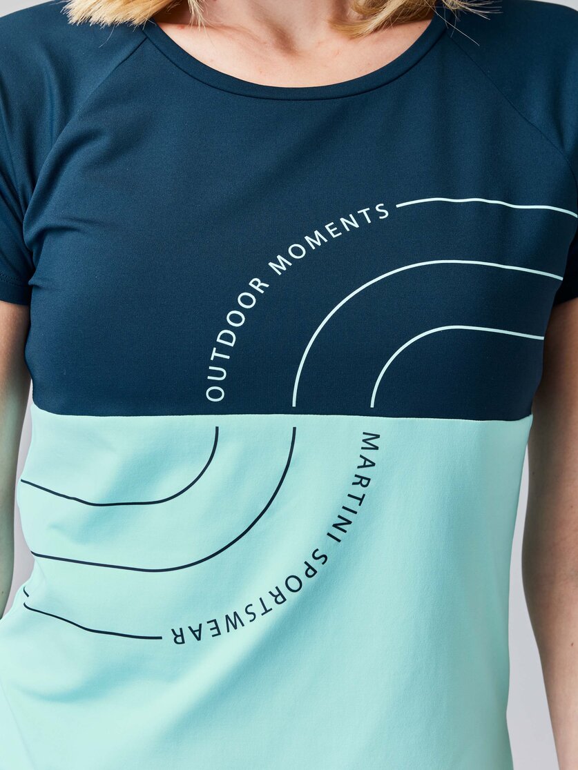 Martini Sportswear - VIA Shirt Dynamic W - T-Shirts in mosstone - Detail 2 - Damen