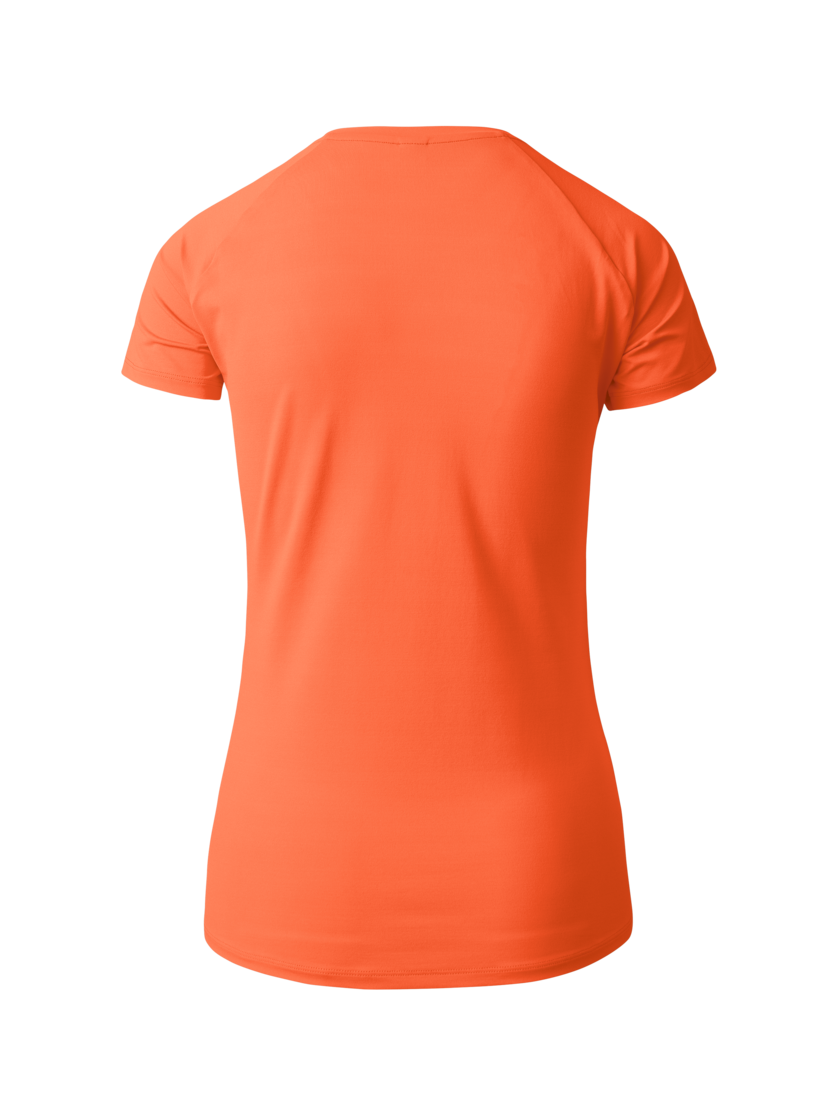 Martini Sportswear - VIA Shirt Straight W - T-Shirts in mango-white - Rückansicht - Damen