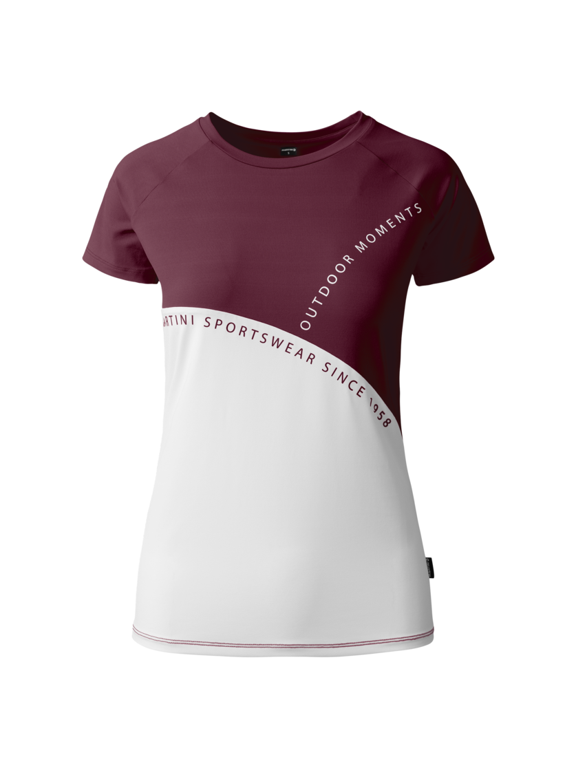 Martini Sportswear - VIA Shirt Straight W - T-Shirts in fairy tale-white - Vorderansicht - Damen