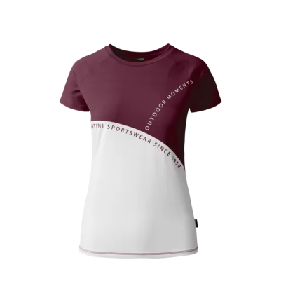 Martini Sportswear - VIA Shirt Straight W - T-Shirts in fairy tale-white - Vorderansicht - Damen