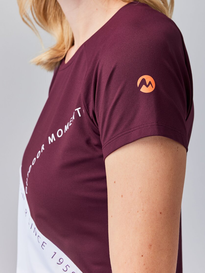 Martini Sportswear - VIA Shirt Straight W - T-Shirts in mosstone-white - Detail 1 - Damen