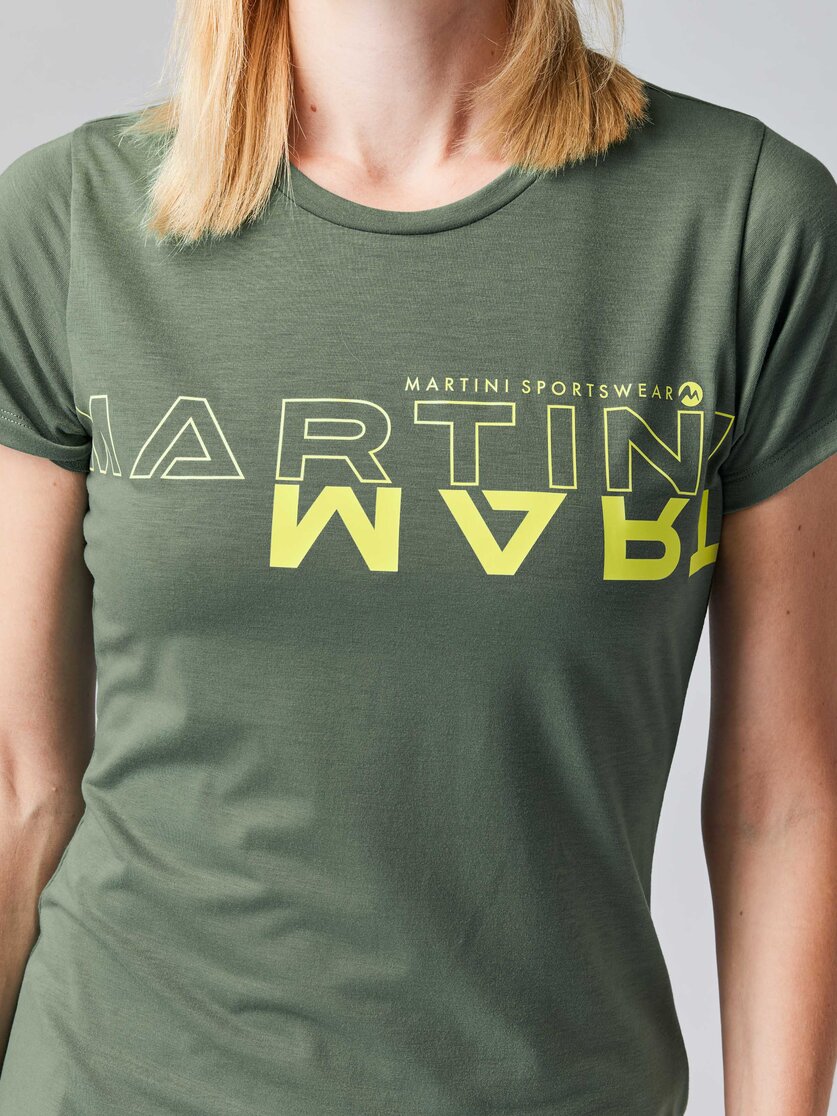 Martini Sportswear - HILLCLIMB Shirt W - T-Shirts in mosstone - Detail 1 - Women