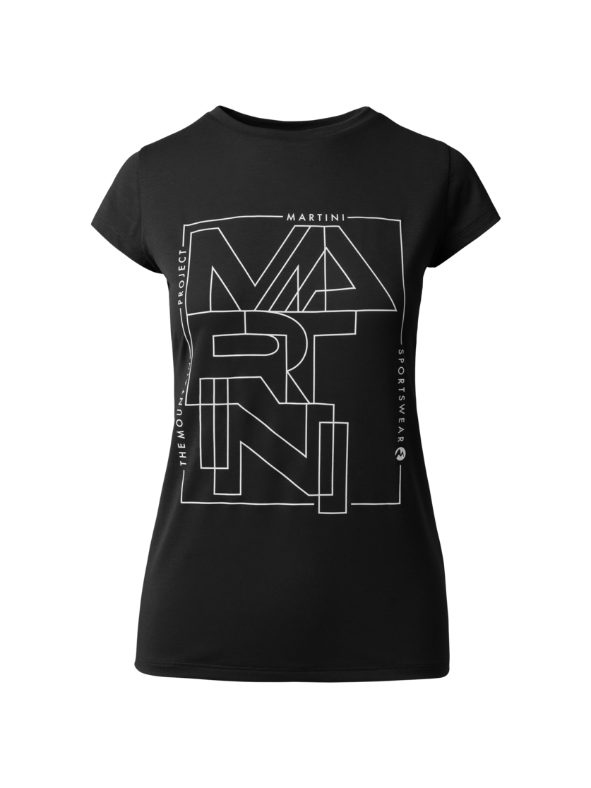 Martini Sportswear - ALPMATE Shirt W - T-Shirts in black - Vorderansicht - Damen