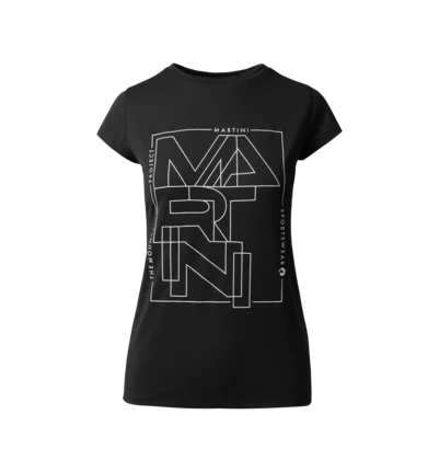 Martini Sportswear - ALPMATE Shirt W - T-Shirts in black - Vorderansicht - Damen