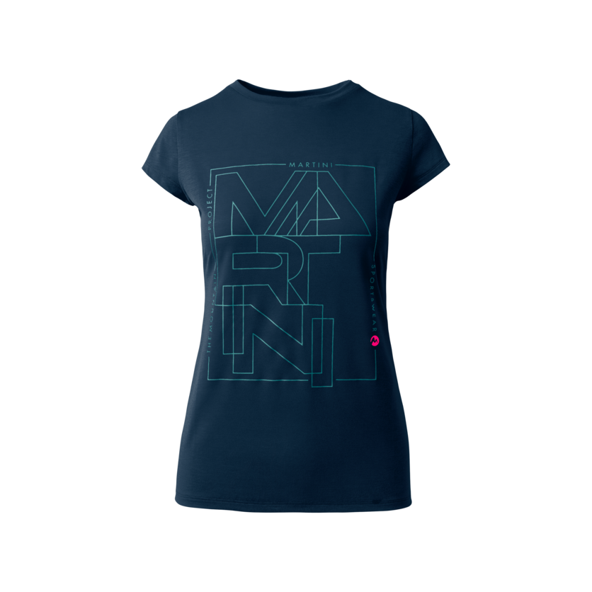 Martini Sportswear - ALPMATE Shirt W - T-Shirts in true navy - Vorderansicht - Damen