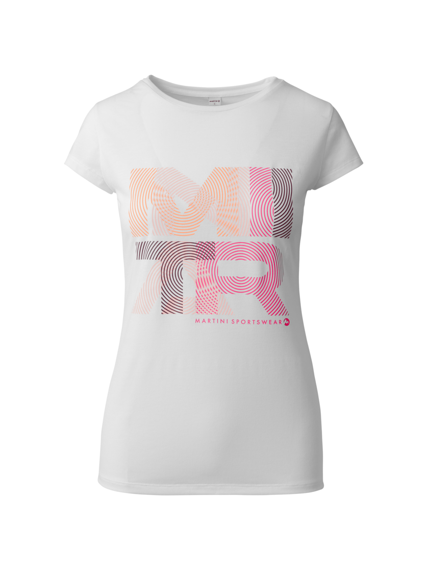 Martini Sportswear - HIGHVENTURE Shirt W - T-Shirts in white-mango - Vorderansicht - Damen