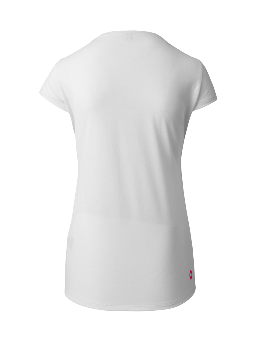Martini Sportswear - HIGHVENTURE Shirt W - T-Shirts in white-mango - Rückansicht - Damen