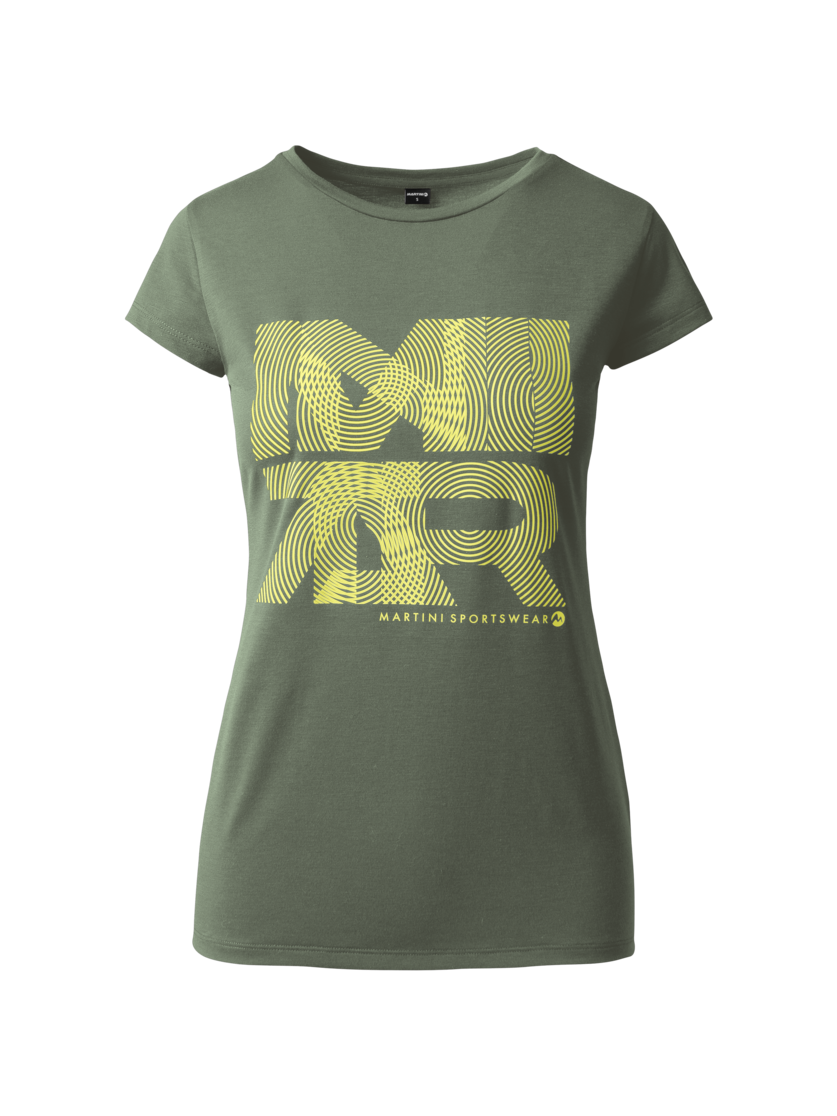 Martini Sportswear - HIGHVENTURE Shirt W - T-Shirts in mosstone - Vorderansicht - Damen