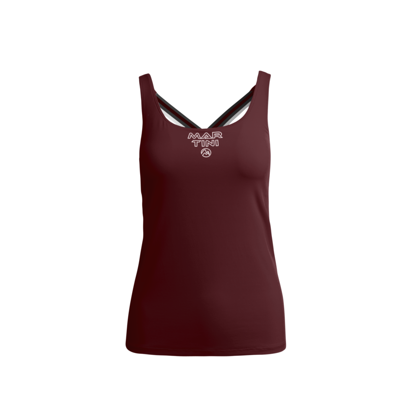 Martini Sportswear - SOLO - Tops in wine - Vorderansicht - Damen