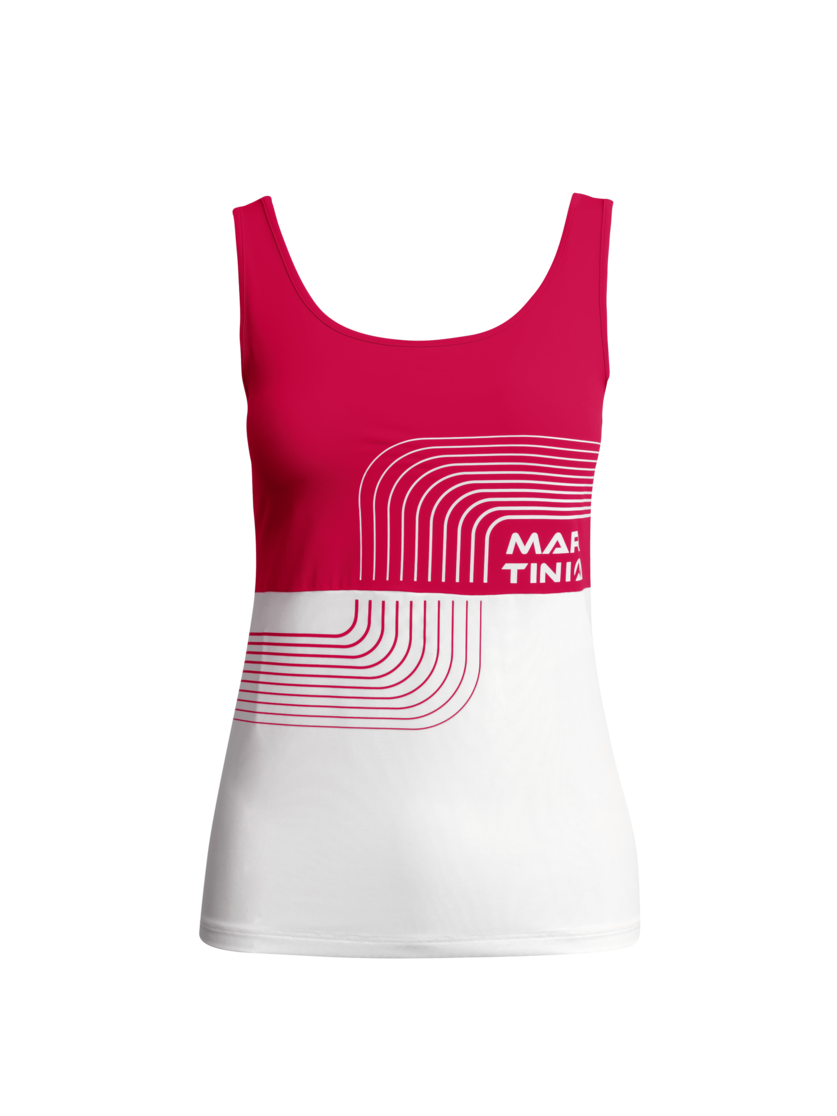 Martini Sportswear - AGILITY - Tops in jelly-white - vista frontale - Donna