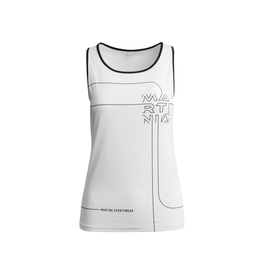 Martini Sportswear - MTN.LOVE - Tops in white - front view - Women