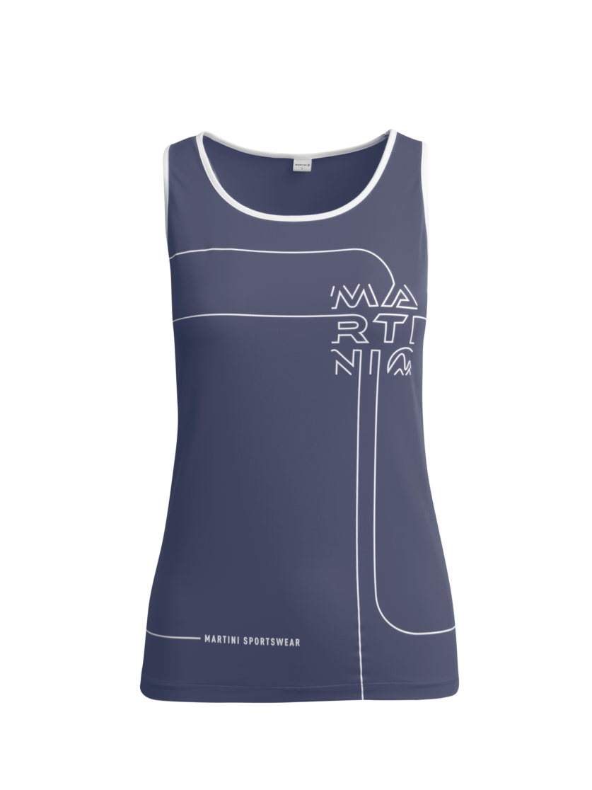 Martini Sportswear - MTN.LOVE - Tops in denim - Vorderansicht - Damen