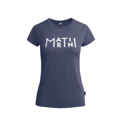 Martini Sportswear - AROLLA - T-Shirts in Denim blu - vista frontale - Donna