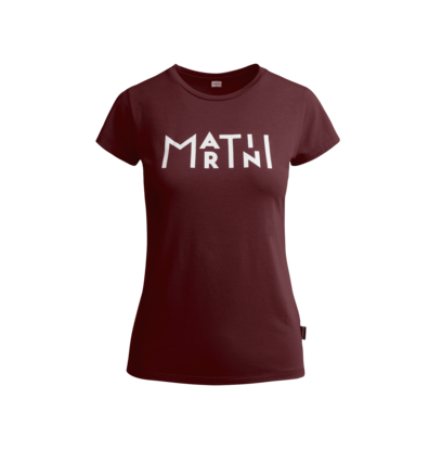 Martini Sportswear - AROLLA - T-Shirts in Wine Red - front view - Women