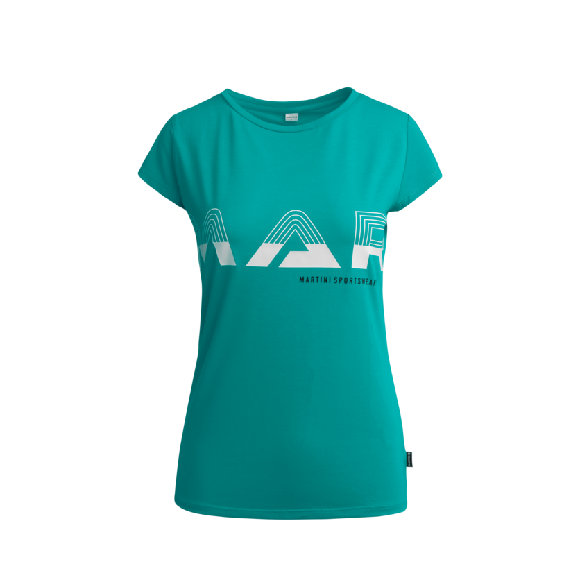 Martini Sportswear - HIGH.FLY - T-Shirts in atlantis-black - vista frontale - Donna